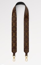 Tracolla originale Louis Vuitton J02288 Monogram Canvas nera nuova con scatola 460€