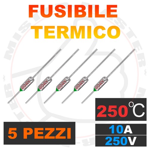 Fusibile termico assiale 250 - fusibile,