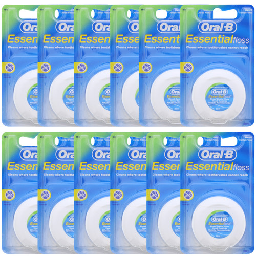 Oral essential floss - 12, oral-b