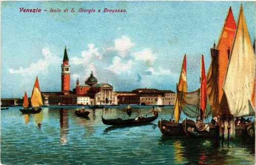 Cpa venezia isola s - di,