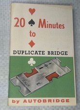 Libretto vintage 1963 "20 minuti per duplicare il ponte" di Autobridge - guida rara