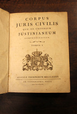 IUSTINIANUS, Corpus juris