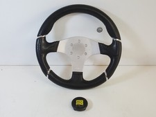 Volante Momo Millennium pelle nera Cm. 35 Lancia Delta Integrale 4WD Evoluzione.