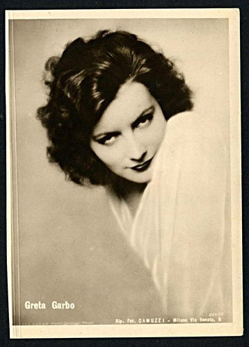 Greta garbo cartolina formato - garbo,
