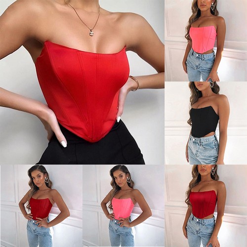 Ashion sexy corsetto senza