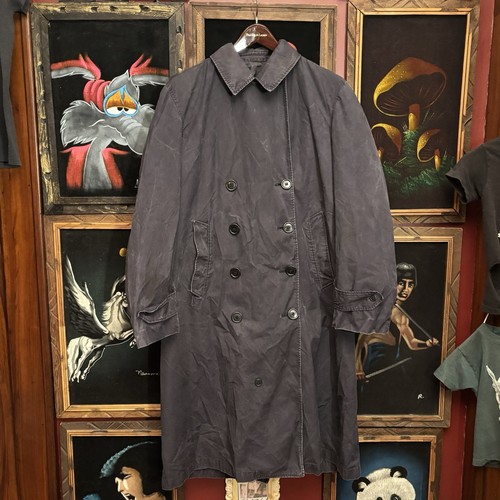 Cappotto soprabito trench blu