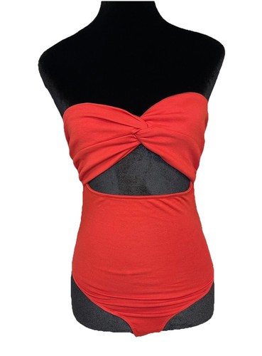 Body donna zara - zara, rosso