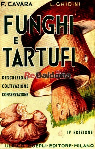 Funghi tartufi ulrico hoepli - funghi,