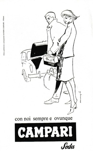 Pubblicita 1967 campari soda - campari,