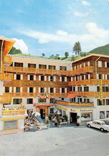 Cartolina caprile holtel alla - cartolina,