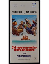 locandina CHI TROVA UN AMICO TROVA UN TESORO terence hill bud spencer B288