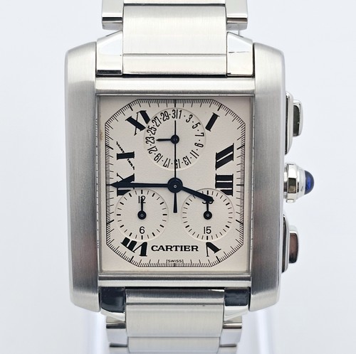 Cartier tank francese acciaio - tank,