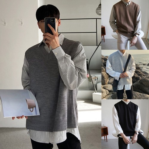 Canotta maglione uomo - , casual