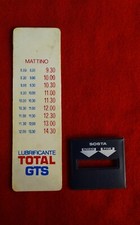 RARO DISCO ORARIO - TOTAL GTS - AUTO D'EPOCA FIAT ALFA ROMEO ECC...-555