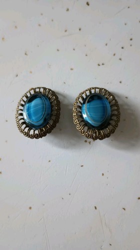 Orecchini vintage pietra - orecchini,