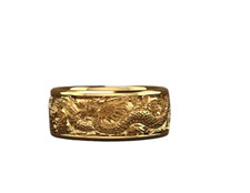 Argento 925 Artigianale Drago