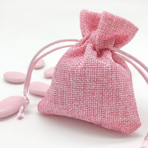 Sacchetti juta rosa - sacchetti,