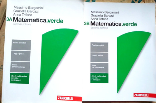 Matematica verde vol 3b - matematica.verde, 3a