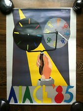 Poster originale Ugo Nespolo AIACE '85 - P42