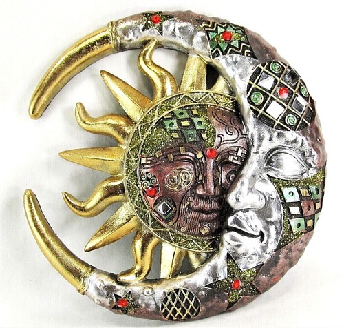 Volto sole luna con - luna,