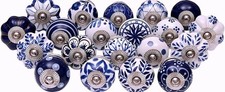 set 10 pomelli porta ceramica