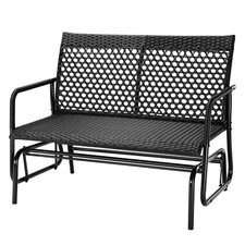 Panchina a Dondolo in Rattan