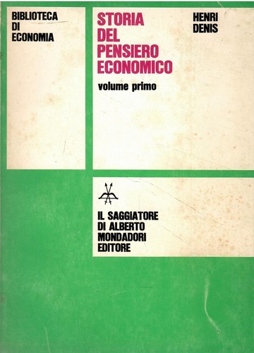 Storia del pensiero economico