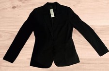 giacca elegante nera benetton