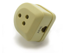 FILTRO ADSL TRIPOLARE RJ11 Adattatore Modem INTERNET Presa 3 poli TELEFONO FAX
