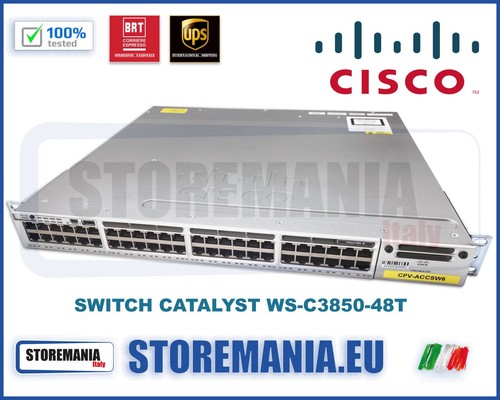 Switch cisco c3850 48t - ws-c3850-48t,