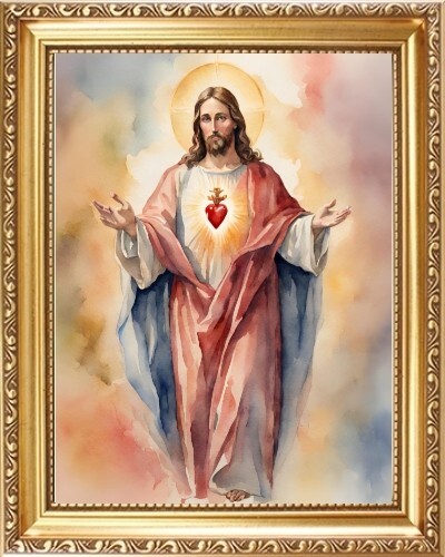 The sacred heart jesus - the,