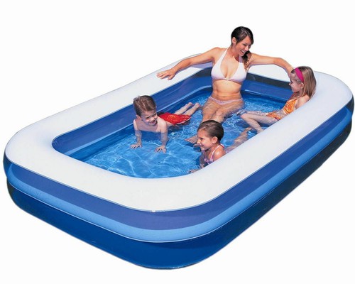 Piscina rettangolare tre tubi - tre,