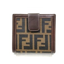 Fendi Wallet Brown Canvas