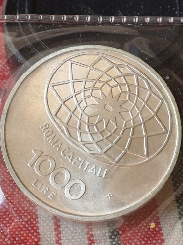 1000 lire argento fdc - 1000,