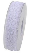 Nastro pizzo bianco 25mm