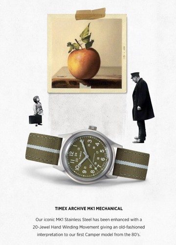 Orologio meccanico timex - orologio,