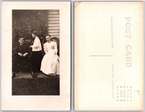 Rppc famiglia bimbo abito - rppc,