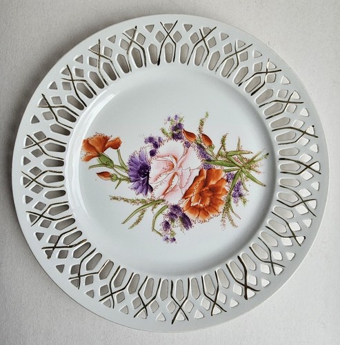 Vintage pierced porcelain - pierced,