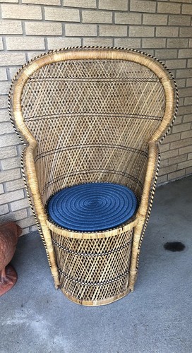 Sedia rattan pavone trono - in,