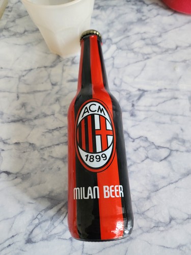 Bottiglia birra squadra milan - birra,