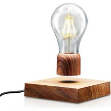 Lampada da Tavolo LED a Levitazione Magnetica Design Moderno E27 con Filamento