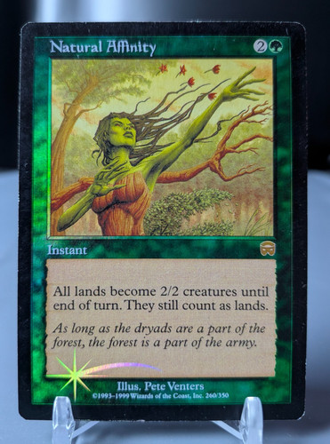 Mtg natural affinity - natural, foil