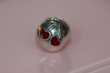 CIONDOLO CLIP NUOVO CON SCATOLA PANDORA CILIEGIE SMALTO ROSSO 791093EN39 SCATOLA RITIRATA *ATTENZIONE FALSI