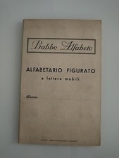 2970 Babbo Alfabeto Alfabetario Figurato A Lettere Mobili 