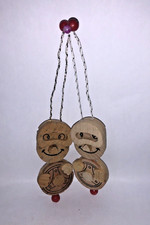 FIGURE IN LEGNO K01 -Kinder SORPRESINE- 2 X N° 120 (S8)