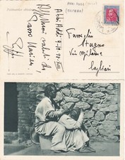 1938 - Eritrea - Storia postale - cartolina da Abbi Addi con soggetti femminili