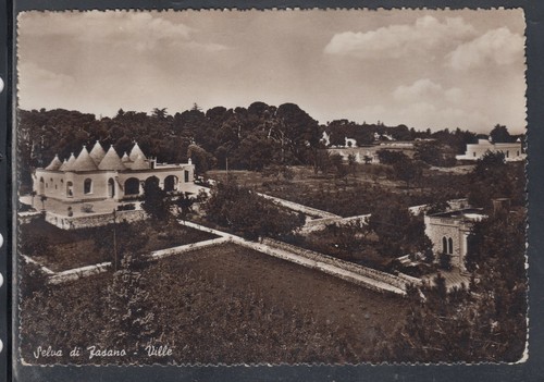 Cartolina selva fasano - cartolina,