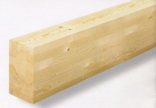 Trave in legno lamellare abete