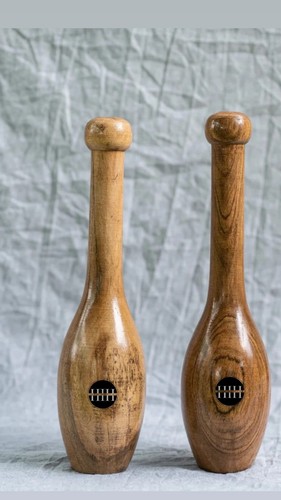 Coppia mugdar legno hih - mugdar, in