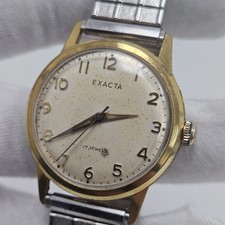 Orologio Uomo Vintage Exacta 17 Jewels Standard Time Cal St92 Movmt - Funzionante